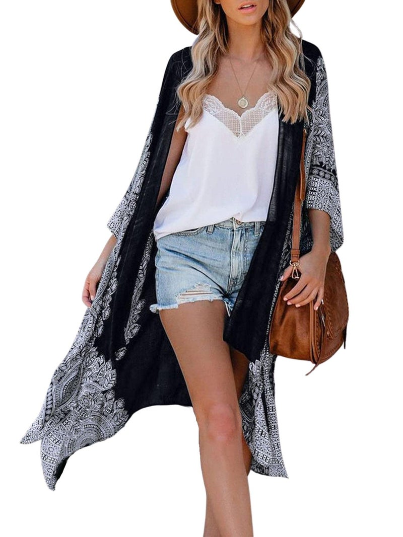 Moss Rose Women Summer Bikini Kimono Bathing Suit Cover Ups for Swimwear - Image 1